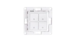Shelly Wall Switch with 4 Buttons White - ścienny przycisk do sterowników Shelly Low voltage (12 VDC)