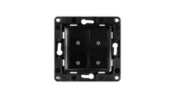 Shelly Wall Switch with 4 Buttons Black - ścienny przycisk do sterowników Shelly