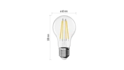 Żarówka LED Filament A60 A CLASS/ E27 / 5 W (75 W) / 1 060 lm / neutralna biel ZF5158