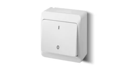 HERMES Łącznik dwubiegunowy biały IP44 0333-02