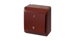 HERMES Łącznik dwubiegunowy brązowy IP44 0333-06