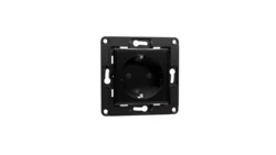 Shelly Wall Socket EU Black - gniazdo ścienne EU