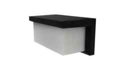 Solarna Oprawa Elewacyjna LED SOE-12 3W regulowany strumień 9/30/165lm 4000K IP54 z czujnikiem ruchu i zmierzchu EC61337