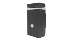 Oprawa elewacyjna 1xGU10 OE-1SP antracyt IP44 z czujnikiem ruchu PIR EC61005