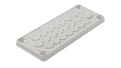 Przepust dławiący IP54 - szary (Typ FL21) HTC - 22 - FI