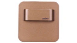 Oprawa przyschodowa SALSA stick Short LED Light 10 V DC 0,8 W IP 66 3000 K mosiądz mat