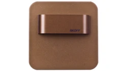 Oprawa przyschodowa SALSA Short LED Light 10 V DC 0,8 W IP 66 3000 K mosiądz mat