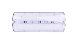 Oprawa awaryjna LED 3,2W 1h IP65 IIkl. jednozadaniowa HELIOS W autotest do niskich pomieszczeń HWM/3,2W/B/1/SE/AT/TR