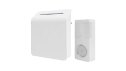 Bezprzewodowy dzwonek do drzwi na baterie BAM-01 biały IP44 M61753