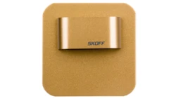 Oprawa przyschodowa SALSA mini Short LED Light 10 V DC 0,4 W IP 66 3000 K mosiądz mat