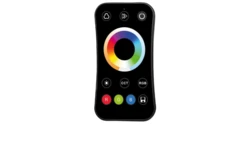 Pilot do sterowników taśm LED R17 RF RGB i CCT 1 strefa czarny IP20 dotykowy 5 lat gwarancji EC61334