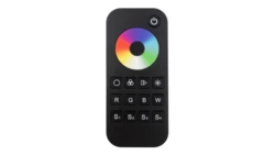 Pilot do sterowników taśm LED RT4 RF RGB i RGBW 1 strefa czarny IP20 dotykowy 5 lat gwarancji EC61326