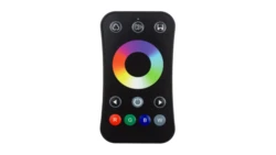 Pilot do sterowników taśm LED R8-1 RF RGB i RGBW 1 strefa czarny IP20 dotykowy 5 lat gwarancji EC61329
