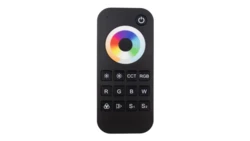 Pilot do sterowników taśm LED RT5 RF RGB i CCT 1 strefa czarny IP20 dotykowy 5 lat gwarancji EC61331