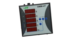 Miernik parametrów sieci 3-fazowy 12-400V AC 1-9000/5A 10-100Hz cyfrowy tablicowy 96x96mm DMM-4T