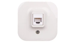 FORIX Gniazdo komputerowe pojedyncze RJ45 kat.5e UTP kremowe 782454