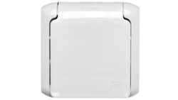 FORIX Gniazdo pojedyncze SCHUKO szare 782393