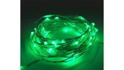 Lampki led zewnętrzne ŁEZKI 230V 5m 50LE D zielone