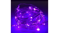 Lampki led zewnętrzne ŁEZKI 230V 5m 50LE D fioletowe