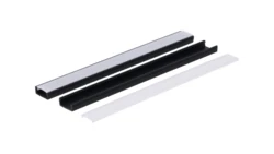 Profil led PCV Line Slim 16x7 3m czarny ML