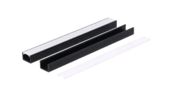Profil led PCV Line 16x11 3m czarny ML
