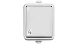 HYDRO Przycisk hermetyczny /dzwonek/ IP44 biały 120404