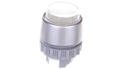 Napęd przycisku 22mm biały z samopowrotem z podświetleniem SP22-WLB