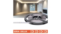 Taśma Delux 24V 80led 4000K bez 3M 1020lm SMD2835 (10)
