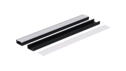 Profil led PCV Line Slim 16x7 1m czarny ML