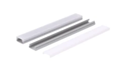 Profil led PCV Max 20x10 1m szary ML