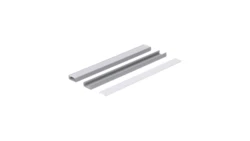 Profil led PCV Line Slim 16x7 3m szary ML
