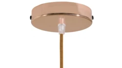 ROZETA DECO 1X METAL CYLINDER MIEDŹ