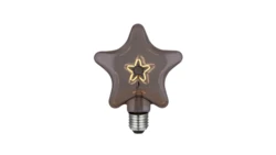 ŻARÓWKA DECO CURVED STAR SMOKY GREY E27 3W 2000K