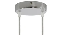 ROZETA DECO 2X METAL CYLINDER CHROM