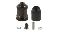 OPRAWKA DECO METAL E27 CZARNA PERŁA