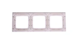 KARO Ramka potrójna ecru perłowy R-3S/42