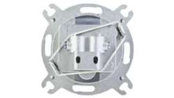 KARO Gniazdo antenowe RTV przelotowe 10dB srebrny perłowy GPA-10SP/m/43