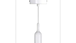 OPRAWKA DECO E27 LUXURY BELL BIAŁA