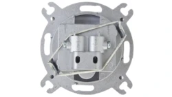 KARO Gniazdo antenowe RTV przelotowe 16dB czekoladowy metalik GPA-16SP/m/40