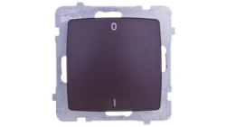 KARO Łącznik podwójny czekoladowy metalik ŁP-11S/m/40