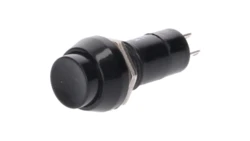 WŁĄCZNIK DO OBUDOWY OKRĄGŁY CZARNY (12mm )