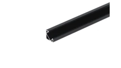 Profil led Corner 2m czarny z osłoną czarną BL