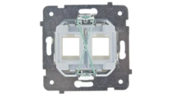 KARO Obudowa gniazda komputerowego podwójnego ecru perłowy GPK-2S/p/42