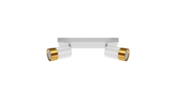 IDEUS SPOT PUZON 2XGU10 2L WHITE/GOLD