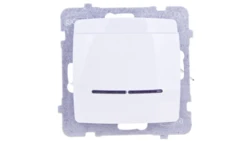 KARO Łącznik hotelowy z podświetleniem biały ŁP-15SS/m/00