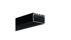 Profil Led BOX-M 2m czarny anodowany KLUŚ ( bez osłony )