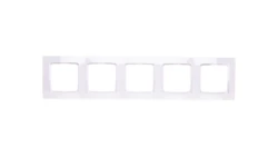 KARO Ramka pięciokrotna biała R-5S/00