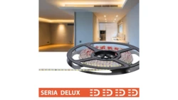 Taśma Delux 24V Slim 4mm 160led 3000K 1100lm SMD2835 (10) PL7Y