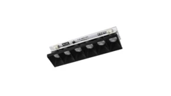 Optyka DOT-22 6xLED, CC 350mA, 6,2W, 4000K, 20deg, czarny lakier mat KLUŚ