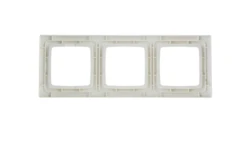 KARO Ramka potrójna do łączników IP44 ecru perłowy RH-3S/42